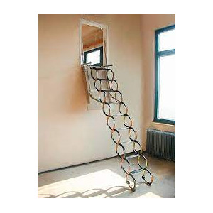 Чердачная лестница Oman NOZYCOWE VERTICALE раздвижная 70x100х300