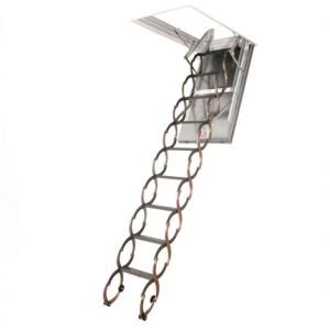 Чердачная лестница Fakro LSF огнестойкая металлическая 60х120х300