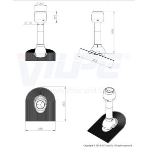 Дефлектор скатный Vilpe (Вилпе) ALIPAI-110