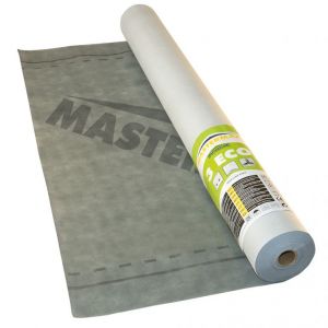Трехслойная супердиффузионная гидроизоляционная подкровельная мембрана Masterplast (Мастерпласт) Mastermax 3 Eco 75м2
