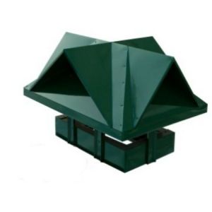 Зонт на трубы отопления и вентиляции "Версаль" c порошково-полимерным покрытием 0,6х1,0 м