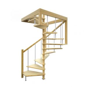 Деревянная межэтажная лестница ЛЕС-10
