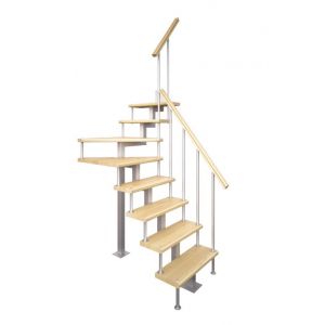 Модульная малогабаритная лестница Компакт (поворот на 90С) 2925 мм