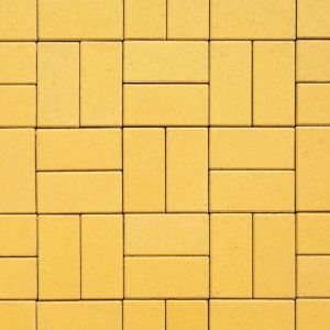 Тротуарная плитка ВЫБОР Ла-Линия "Стандарт" А.2.П.4 Желтый