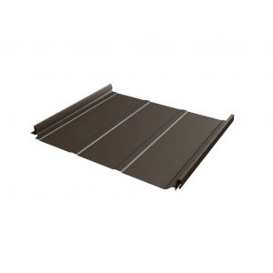 Кликфальц Pro Line 0,5 Rooftop Matte с пленкой на замках RR 32 темно-коричневый