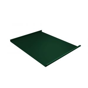 Фальц двойной стоячий 0,5 GreenСoat Pural с пленкой на замках RR 11 темно-зеленый (RAL 6020 хромовая зелень)