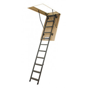 Чердачная лестница Fakro LMS складная металлическая 60х140х305