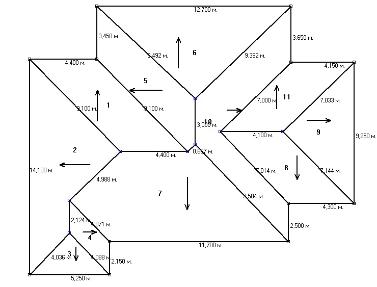 Проект крыши дома программа